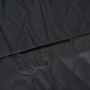 Coprisedile Posteriore Auto per Animali Domestici Nero 147x137 cm 2 