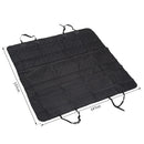 Coprisedile Posteriore Auto per Animali Domestici Nero 147x137 cm 2 