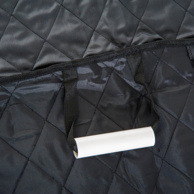 Coprisedile Posteriore Auto per Animali Domestici Nero 147x137 cm 2 