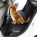 Coprisedile Auto per Animali in Poliestere 148x140 cm Nero 
