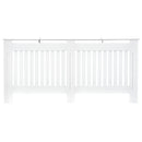 Copritermosifone in Legno MDF Bianco 172x19x81 cm 