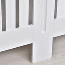 Copritermosifone in Legno MDF Bianco 152x19x81 cm 
