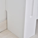Copritermosifone in Legno MDF Bianco 152x19x81 cm 