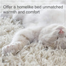 Cuccia Interno per Animali Domestici con cuscino Grigio marrone 57x46x17.5 cm 