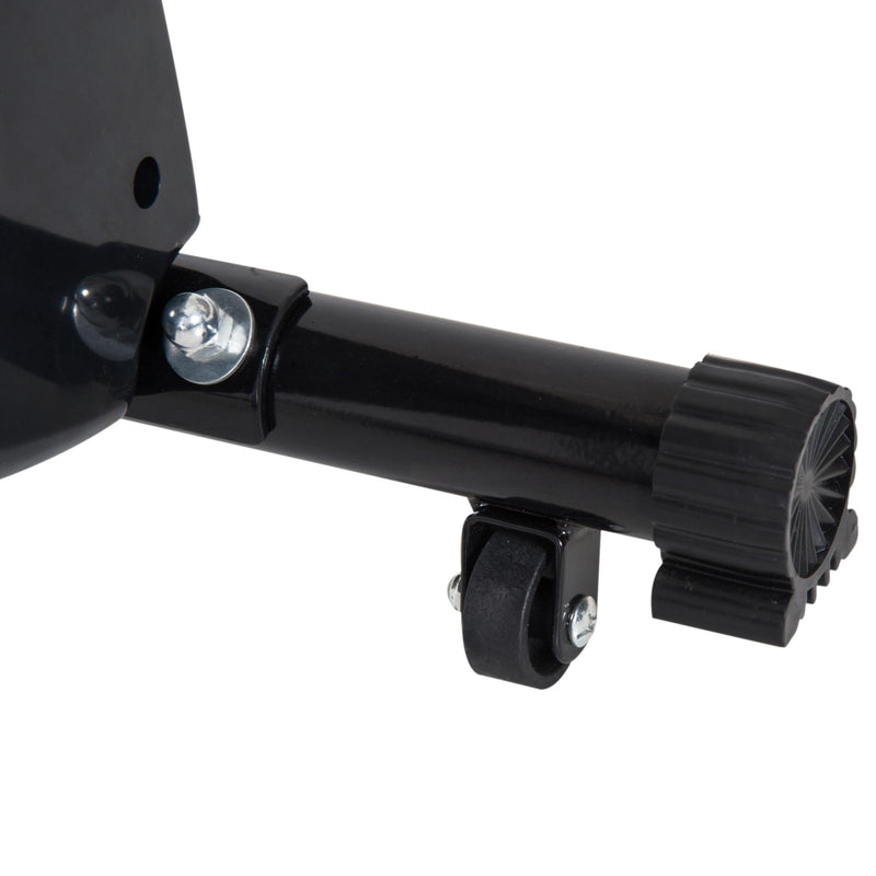 Cyclette Pieghevole con Display e 8 Livelli di Resistenza Nero 