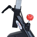 Cyclette Professionale con Seduta regolabile Nero e Blu 