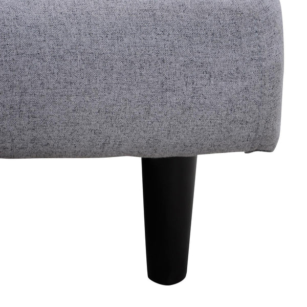 Canapé Lit 3 Places Multiposition en Velours Gris 184x86x82 cm sconto