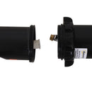 Doccia Solare da Giardino 20L Portatile Acqua Fredda-Calda 60° Nera 