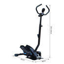 Ellittica Magnetica per Allenamento Fitness Nero 