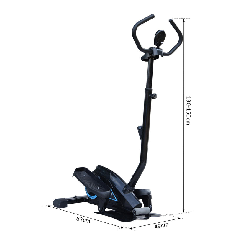 Ellittica Magnetica per Allenamento Fitness Nero 