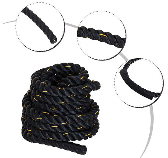 Battle Rope Corda Fune da Allenamento Forza Fitness Ø38mm Lunghezza 9m 