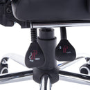 Sedia da Gaming Ergonomica in Similpelle Reclinabile con Supporto Gambe Nera e Blu 