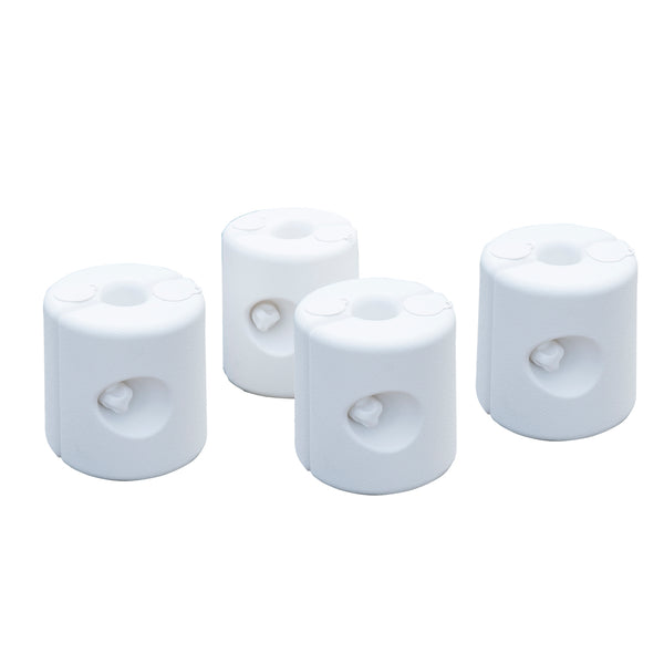 Set 4 Bases pour Gazebos Remplissables 9 Kg x 4 Blanc online