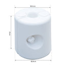 Set 4 Pezzi Base per Gazebo Riempibili 9 Kg x 4 Bianco 