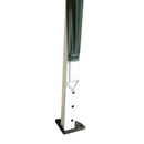 Gazebo da Giardino 3x3m in Acciaio Pieghevole Tessuto Oxford Verde 