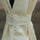 Gazebo da Giardino 3x4m in Acciaio Teli Laterali e Doppio Tetto Crema 