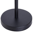 Lampada da Tavolo con Angolo Regolabile in Metallo e Legno Nero 30x18x62 cm 