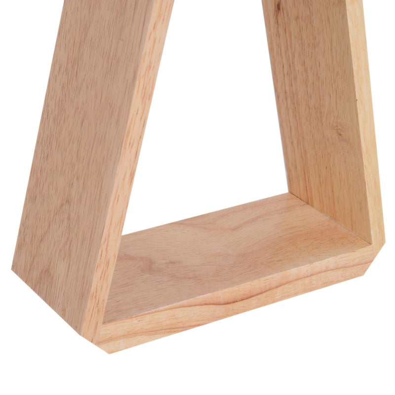 Lampada da Tavolo Abat Jour Paralume in Tessuto in Bianco e Caffè 38x17x58 cm 