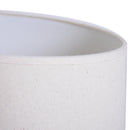 Lampada da Comodino Abat Jour in Legno Rovere e Tessuto Beige 