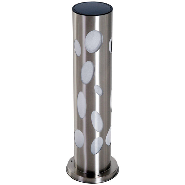 sconto Lampe d'extérieur LED à énergie solaire en aluminium Ø19,7x63 cm