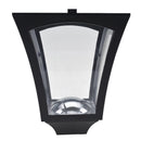 Lampione da Giardino Led a Energia Solare Nero 182.5 cm 