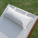 Lettino Prendisole Relax in Legno Crema 