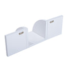 Libreria Moderna con Mensole da Parete in Legno MDF Bianco 16x16x50 cm 