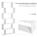 Libreria di Design Moderno Scaffale Bianco 80x23x192 cm 