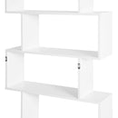Libreria di Design Moderno Scaffale Bianco 80x23x192 cm 