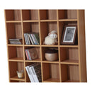 Mobile Libreria 24 Scomparti Legno naturale 130.5x89x20 cm 