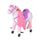 Cheval à monter pour enfants aux sons roses