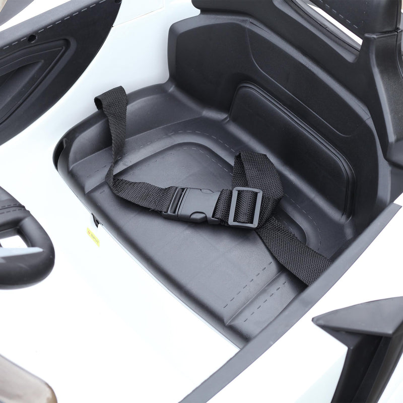 Macchina Elettrica per Bambini 6V Sportiva Bianca 