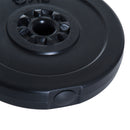 Set di 4 dischi pesi per bilanciere totale 30KG - 2x5kg e 2x10kg 