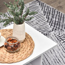 Mobile TV in Legno con Ruote Bianco 80x40x40 cm 