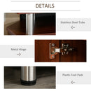 Mobile TV Classico in Legno con 2 ripiani Marrone 120x39.5x52 cm 