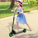 Monopattino per Bambini Pieghevole in Alluminio Nero e Verde 