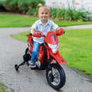Moto Cross Elettrica per Bambini 6V Rossa 