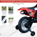 Moto Cross Elettrica per Bambini 6V Rossa 