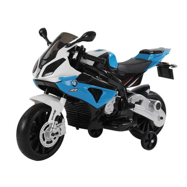 prezzo Moto Electrique Enfant 12V BMW RR Noir et Bleu