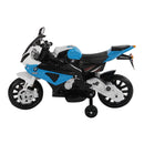 Moto Elettrica per Bambini 12V con Licenza BMW RR Nero e Blu