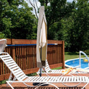 Copertura Ombrellone da Giardino Impermeabile in Tessuto Oxford Ø50x190 cm 