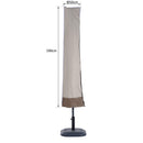 Copertura Ombrellone da Giardino Impermeabile in Tessuto Oxford Ø50x190 cm 