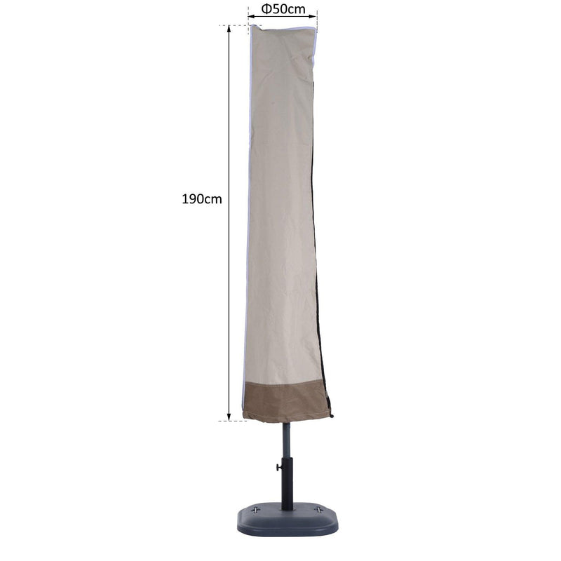 Copertura Ombrellone da Giardino Impermeabile in Tessuto Oxford Ø50x190 cm 