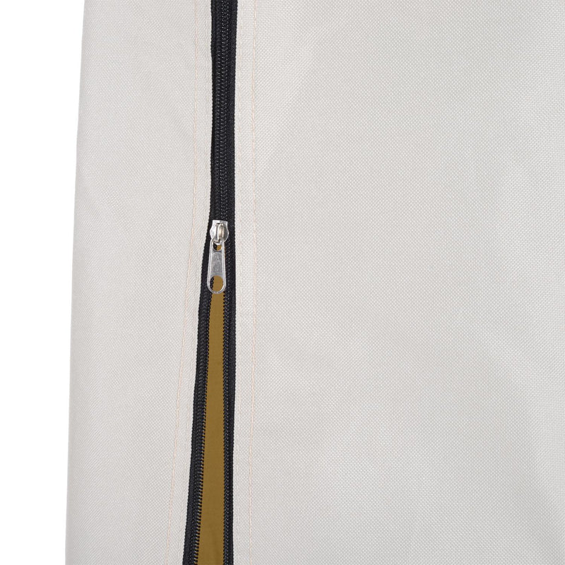 Copertura Ombrellone da Giardino Impermeabile Crema marrone Ø56x220 cm 