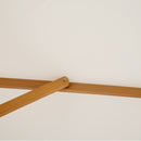 Ombrellone da Giardino 2.5x2.5 m Palo Ø38 mm in Legno Crema 