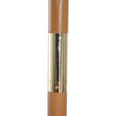 Ombrellone da Giardino Ø2.5 m Palo Ø38 mm in Legno Marrone 