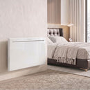 Stufa Elettrica 1500 W Termoconvettore 70x21,5x43,5 cm da Parete e Terra Compatibile con Alexa e Google Home Bianco      