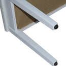 Panca Sgabello Pianoforte con Vano Portaoggetti in Similpelle e Legno 76x36x50 cm Bianco 