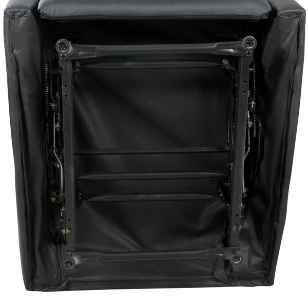 Fauteuil Relax Ergonomique en Simili Cuir 65x92x100 cm Noir online