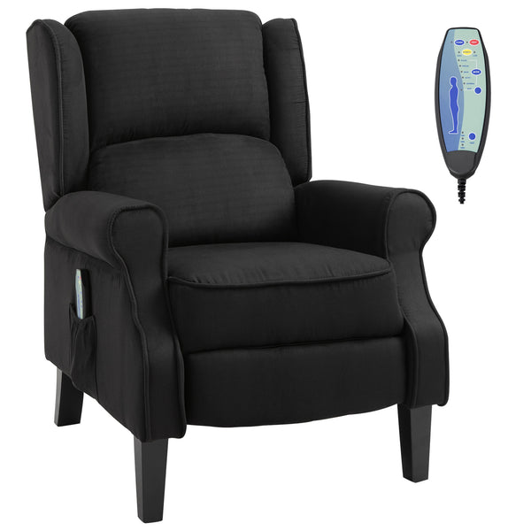 Fauteuil de Massage Relax en Velours Noir prezzo